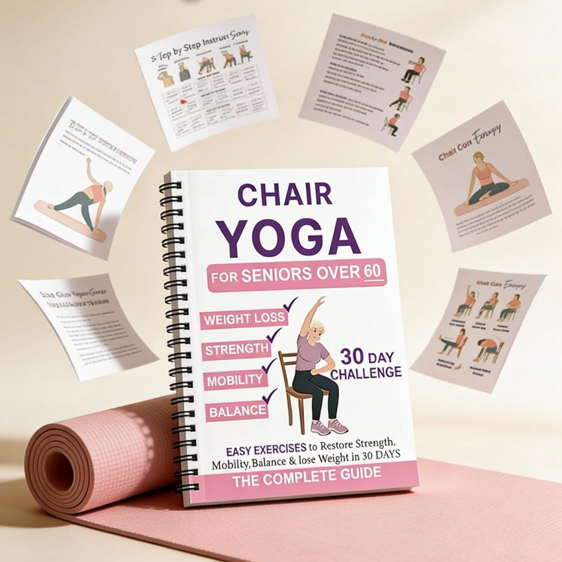 30-Day Chair Yoga Guide: For Seniors Over 60